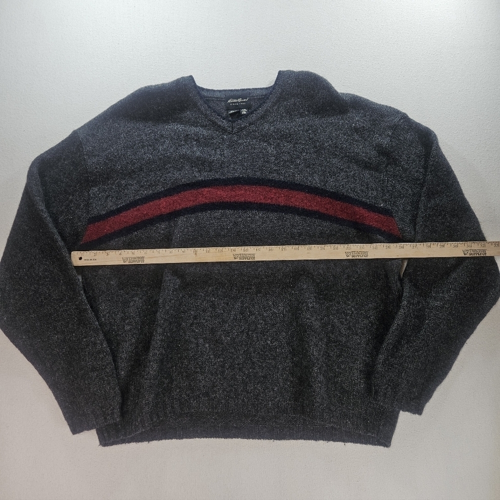 Vintage Eddie Bauer Wool Blend Sweater XXL Made in USA - Picture 4 of 8